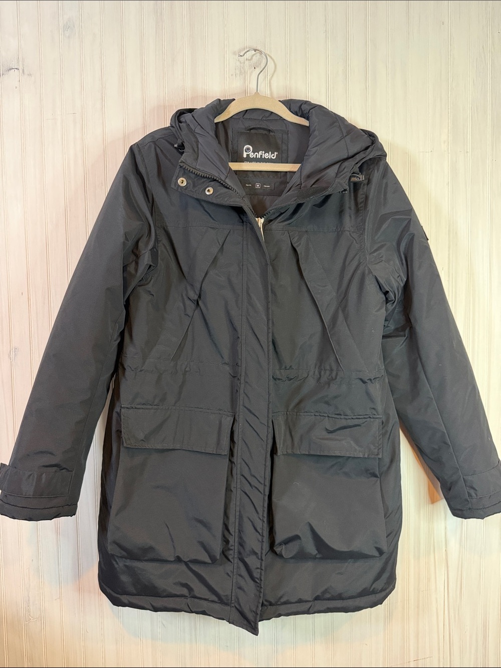 PENFIELD BLACK HILLSIDE PUFFER COAT JACKET MEDIUM